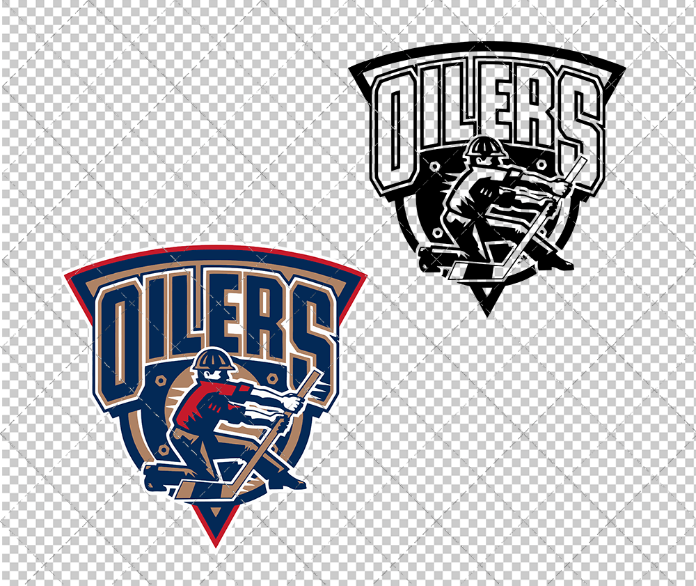 Edmonton Oilers Alternate 1996 002, Svg, Dxf, Eps, Png - SvgShopArt