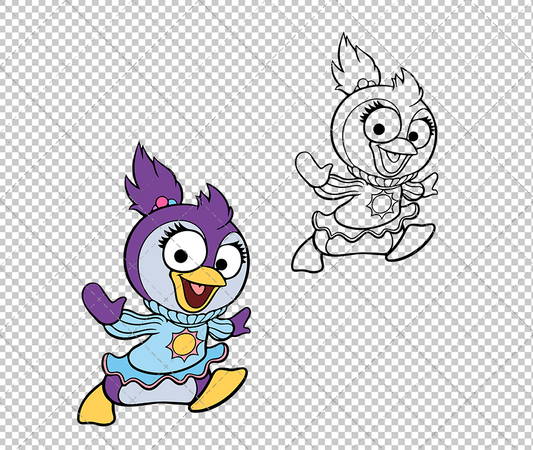 Summer - Muppet Babies, Svg, Dxf, Eps, Png - SvgShopArt