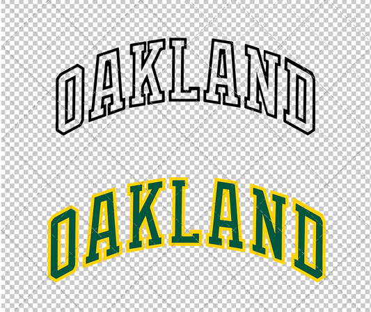 Oakland Athletics Jersey 1981 003, Svg, Dxf, Eps, Png - SvgShopArt