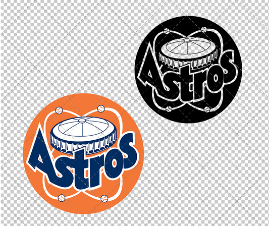 Houston Astros 1977, Svg, Dxf, Eps, Png - SvgShopArt