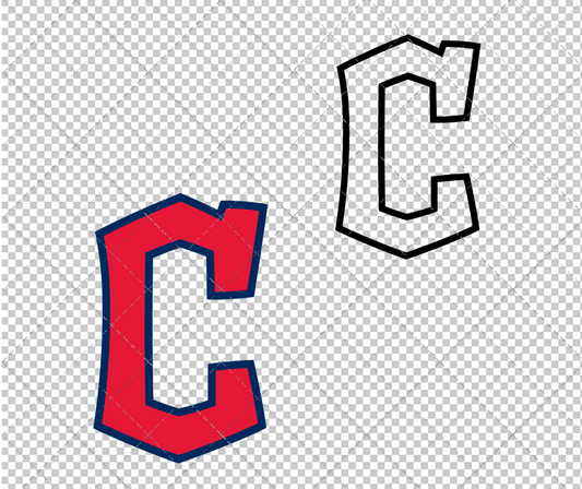 Cleveland Guardians Alternate 2022, Svg, Dxf, Eps, Png - SvgShopArt