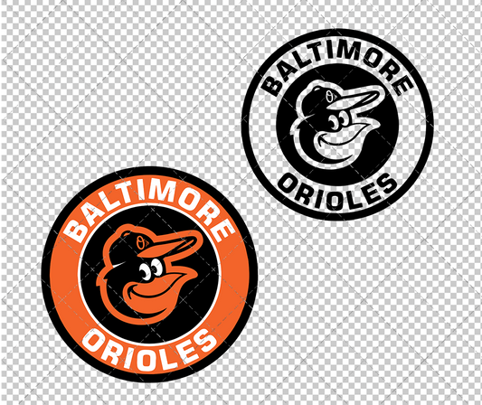 Baltimore Orioles Circle 2012, Svg, Dxf, Eps, Png - SvgShopArt