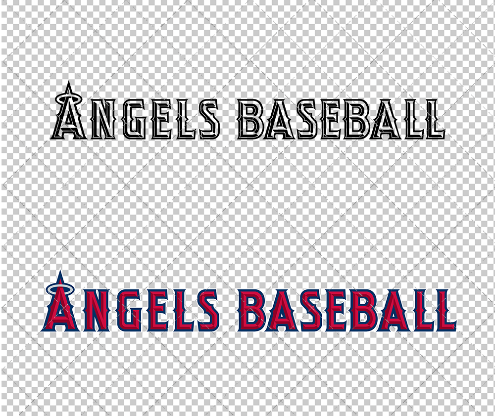 Los Angeles Angels Wordmark 2005 002, Svg, Dxf, Eps, Png - SvgShopArt