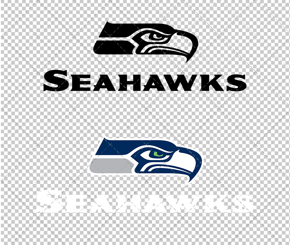 Seattle Seahawks Alternate 2012 004, Svg, Dxf, Eps, Png - SvgShopArt