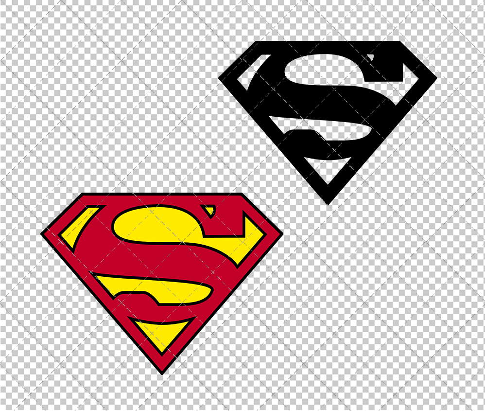 Superman Logo, Svg, Dxf, Eps, Png - SvgShopArt