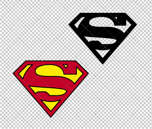 Superman Logo, Svg, Dxf, Eps, Png - SvgShopArt