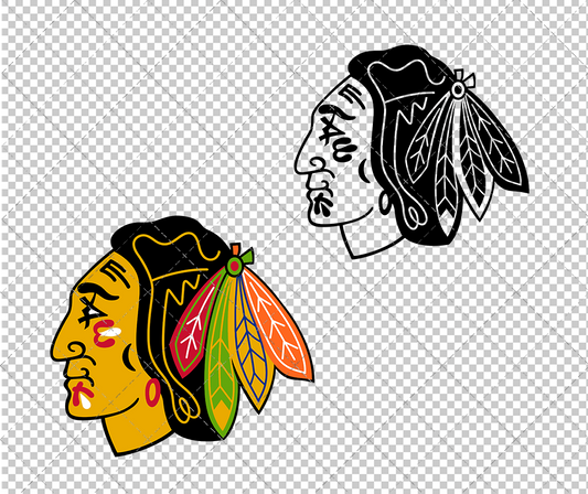 Chicago Blackhawks 1985, Svg, Dxf, Eps, Png - SvgShopArt