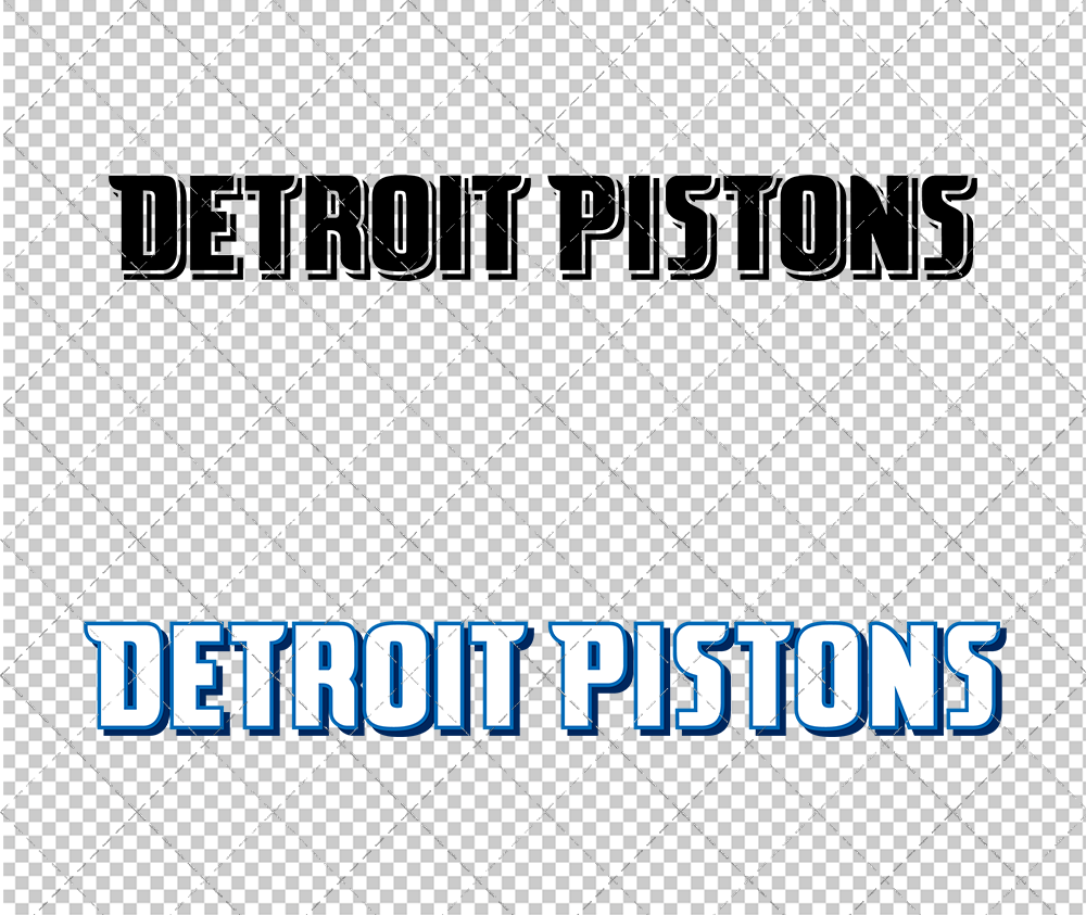 Detroit Pistons Wordmark 2001, Svg, Dxf, Eps, Png - SvgShopArt