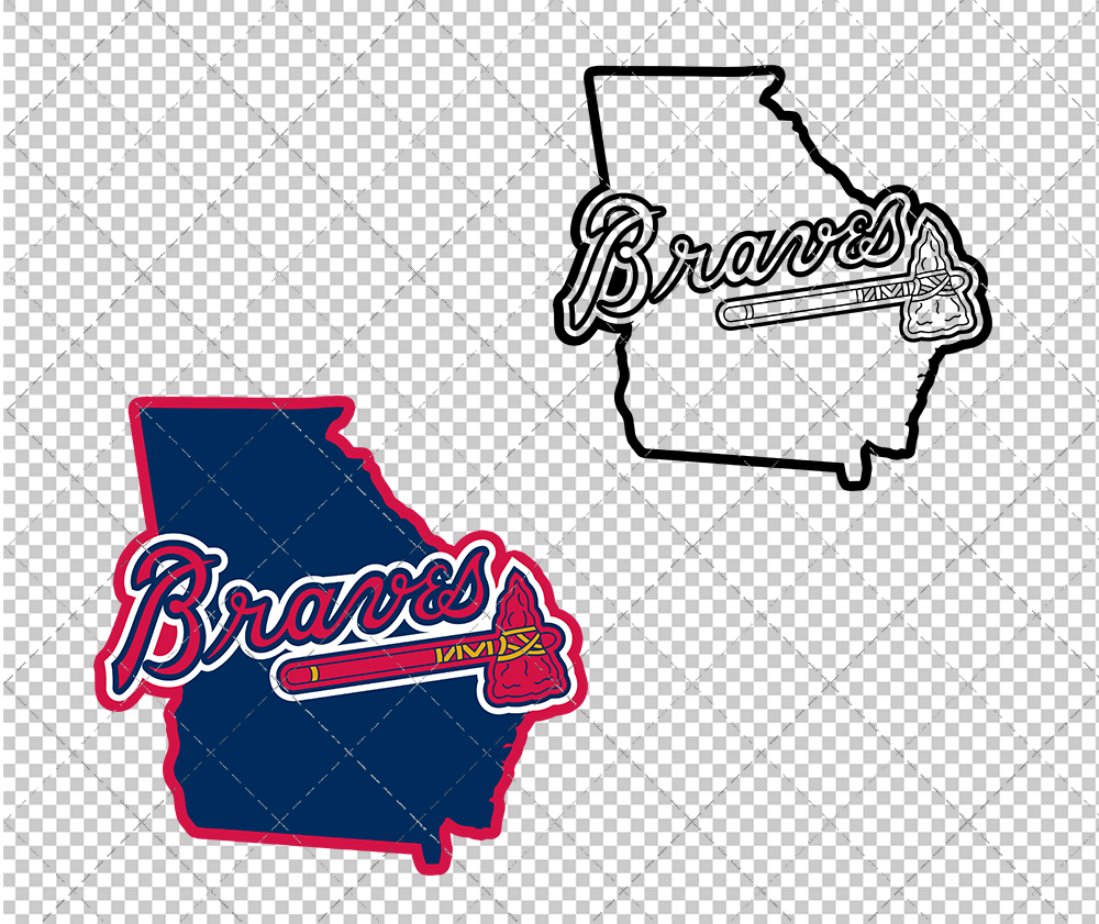 Atlanta Braves Concept 2017 003, Svg, Dxf, Eps, Png - SvgShopArt