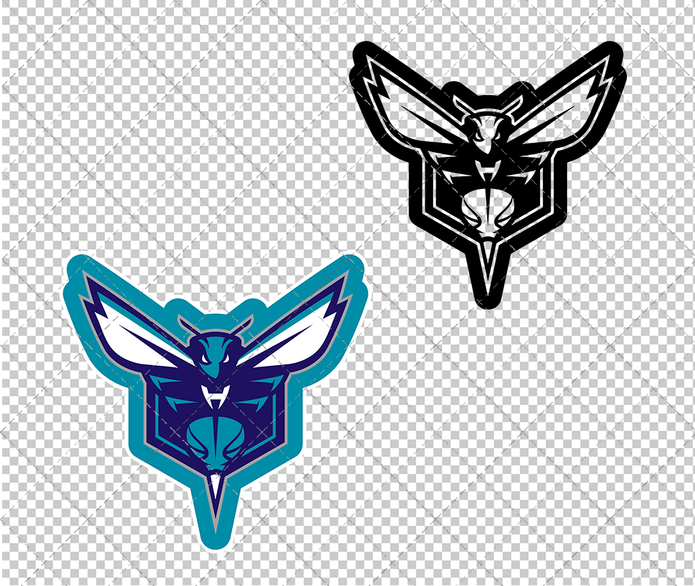 Charlotte Hornets Concept 2014 003, Svg, Dxf, Eps, Png - SvgShopArt