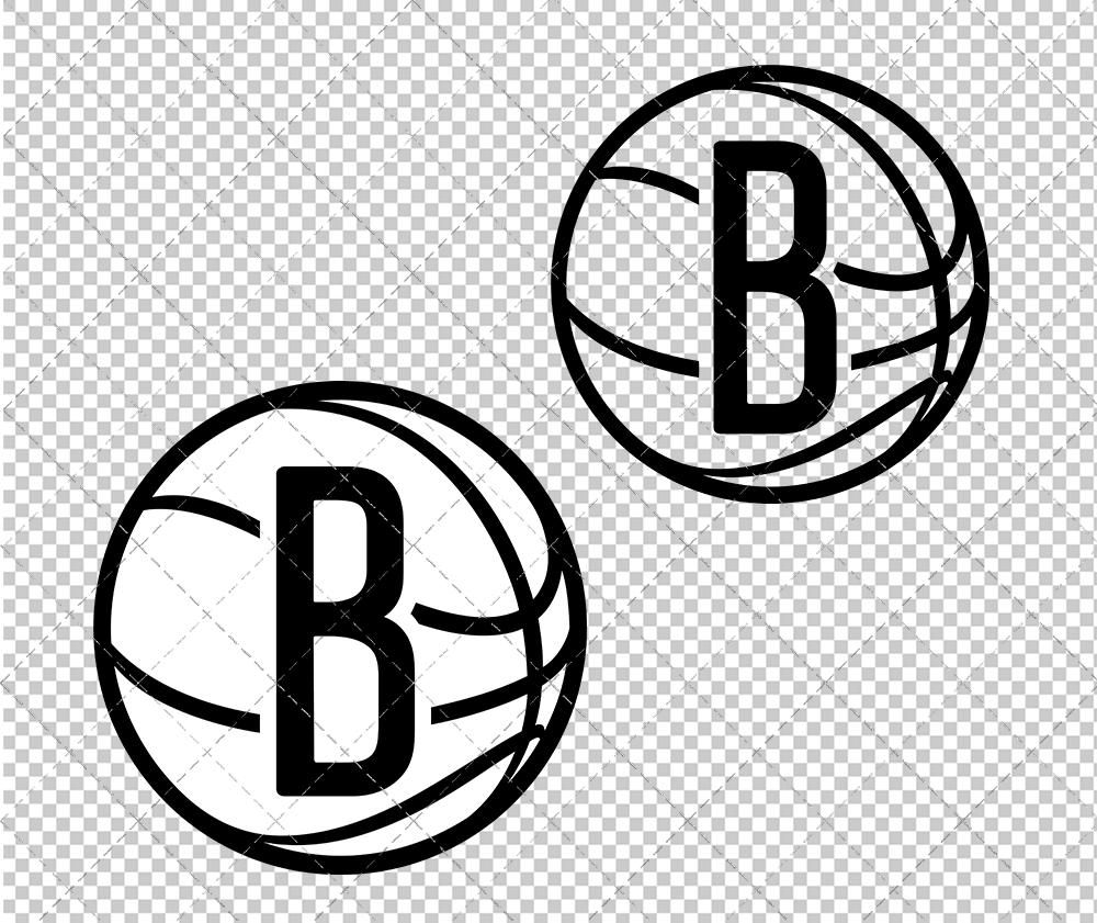 Brooklyn Nets Alternate 2012 003, Svg, Dxf, Eps, Png - SvgShopArt