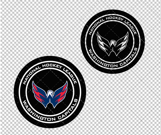 Washington Capitals Circle 2007 004, Svg, Dxf, Eps, Png - SvgShopArt