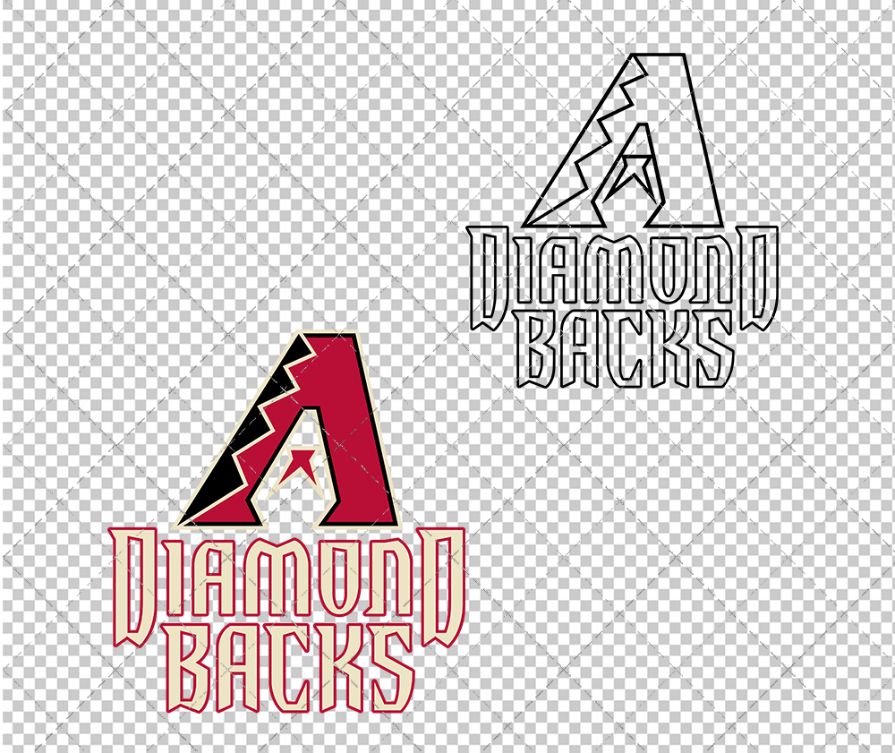 Arizona Diamondbacks Secondary 2007, Svg, Dxf, Eps, Png - SvgShopArt