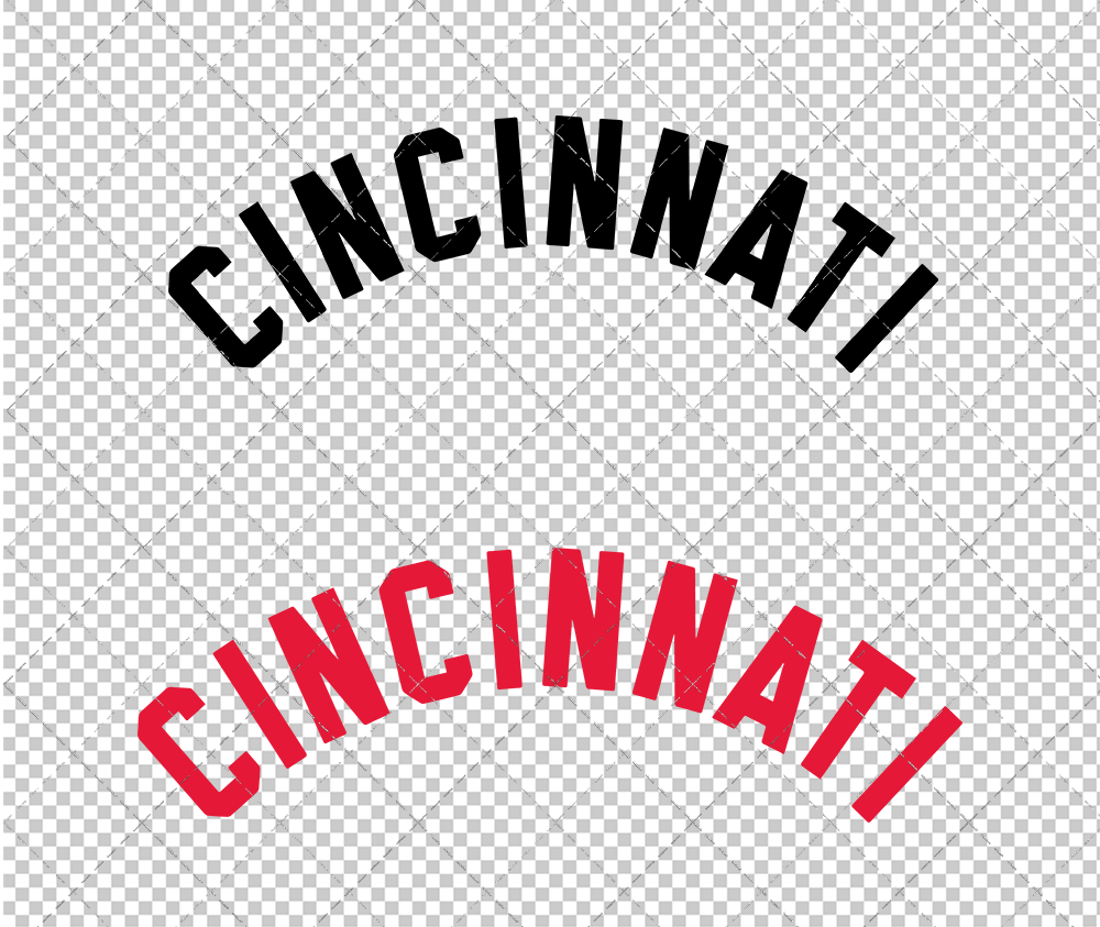 Cincinnati Reds Jersey 1967, Svg, Dxf, Eps, Png - SvgShopArt