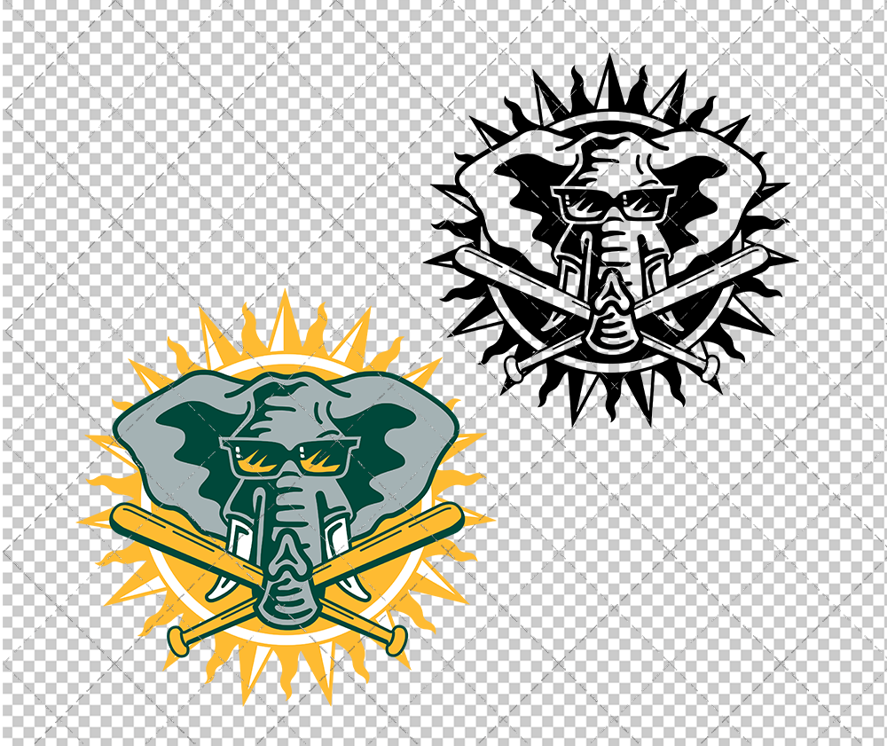 Oakland Athletics Alternate 1994, Svg, Dxf, Eps, Png - SvgShopArt