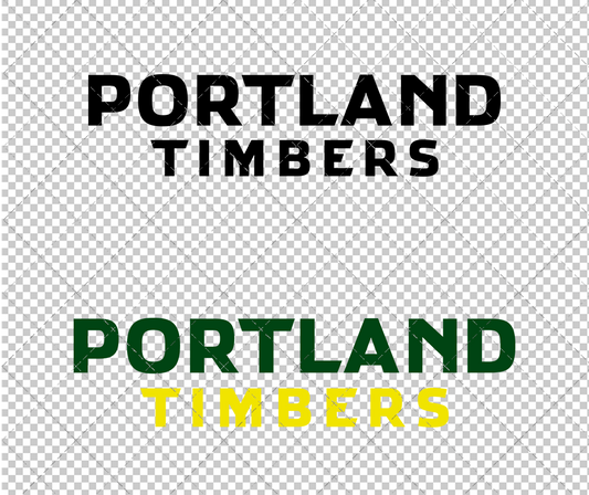 Portland Timbers Wordmark 2011 002, Svg, Dxf, Eps, Png - SvgShopArt