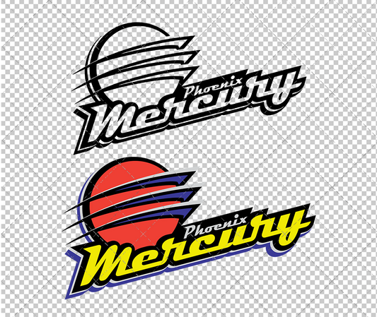 Phoenix Mercury 1997, Svg, Dxf, Eps, Png - SvgShopArt