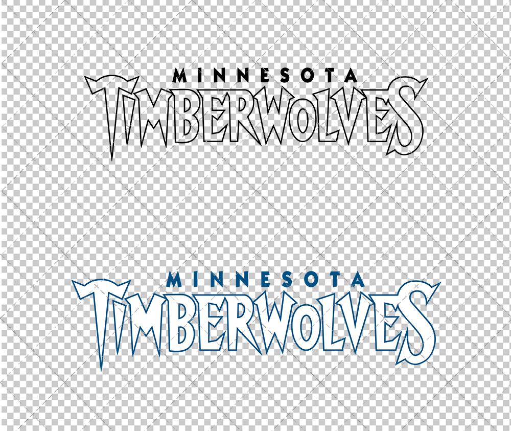 Minnesota Timberwolves Wordmark 1996 002, Svg, Dxf, Eps, Png - SvgShopArt