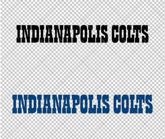 Indianapolis Colts Wordmark 1985, Svg, Dxf, Eps, Png - SvgShopArt