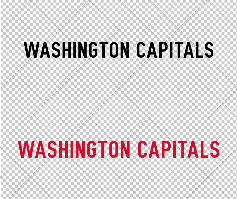 Washington Capitals Wordmark Concept 2007, Svg, Dxf, Eps, Png - SvgShopArt