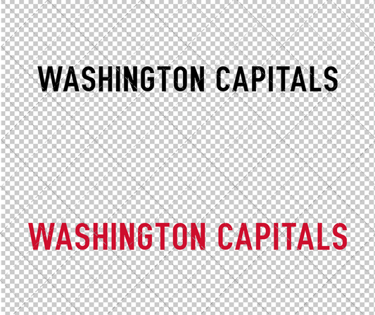 Washington Capitals Wordmark Concept 2007, Svg, Dxf, Eps, Png - SvgShopArt