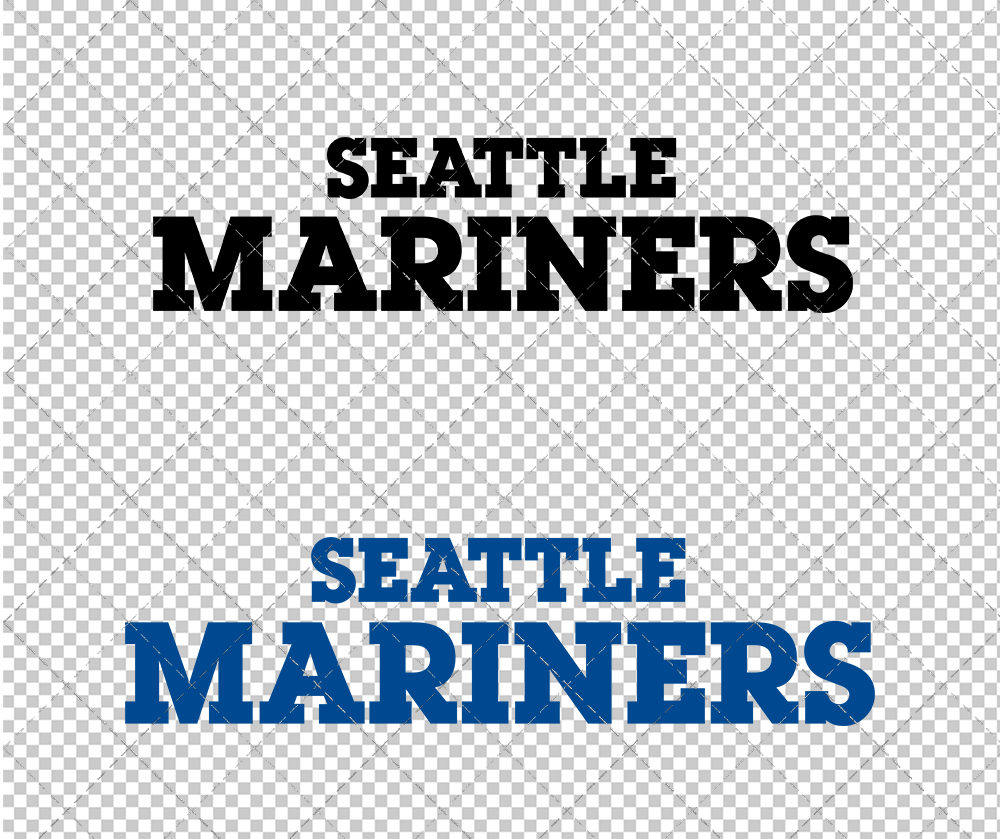 Seattle Mariners Wordmark 1979, Svg, Dxf, Eps, Png - SvgShopArt