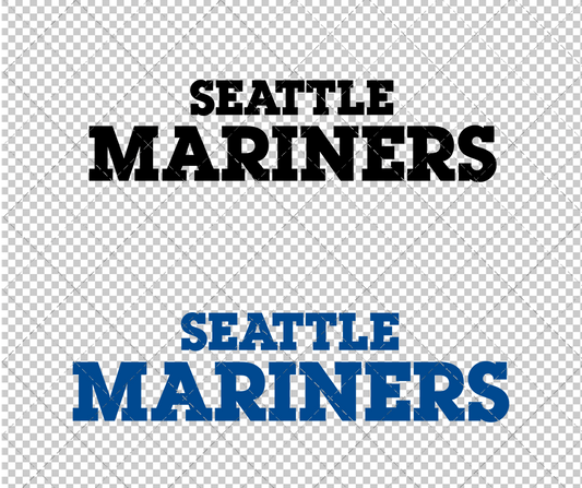 Seattle Mariners Wordmark 1979, Svg, Dxf, Eps, Png - SvgShopArt