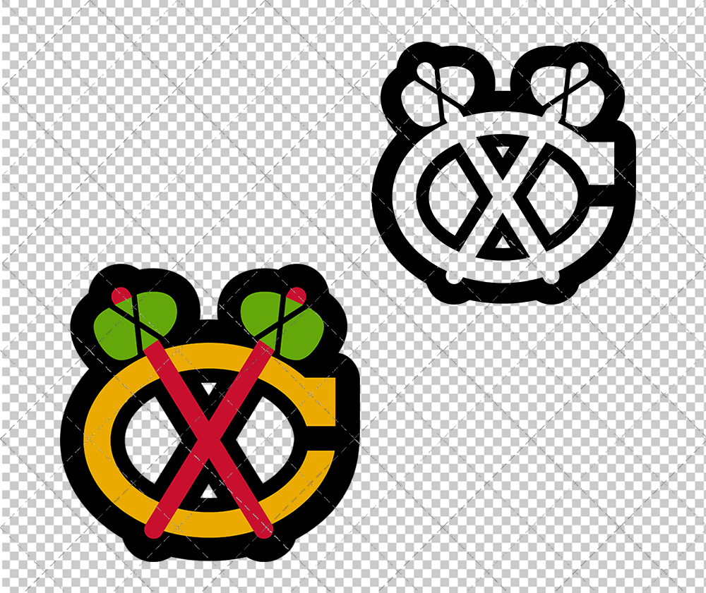 Chicago Blackhawks Alternate 1986 Svg, Dxf, Eps, Png - SvgShopArt