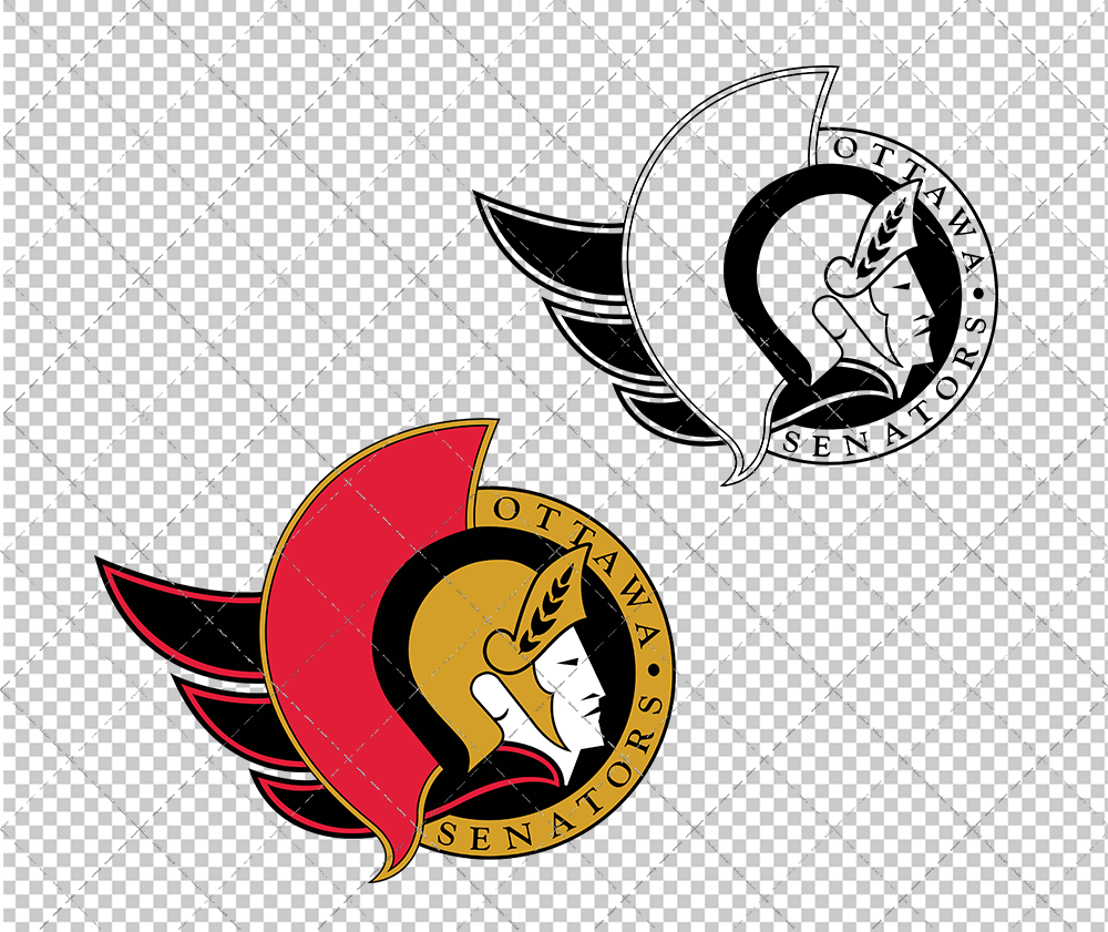 Ottawa Senators 1992, Svg, Dxf, Eps, Png - SvgShopArt