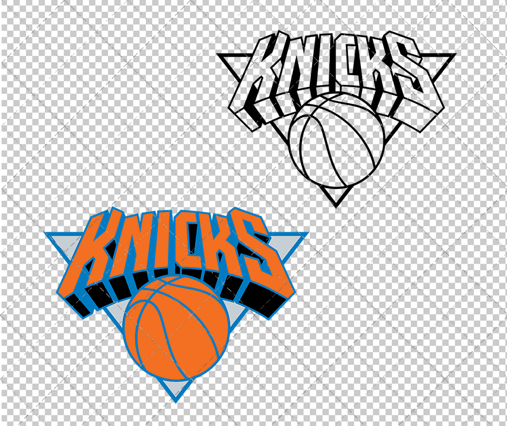 New York Knicks 1992, Svg, Dxf, Eps, Png - SvgShopArt