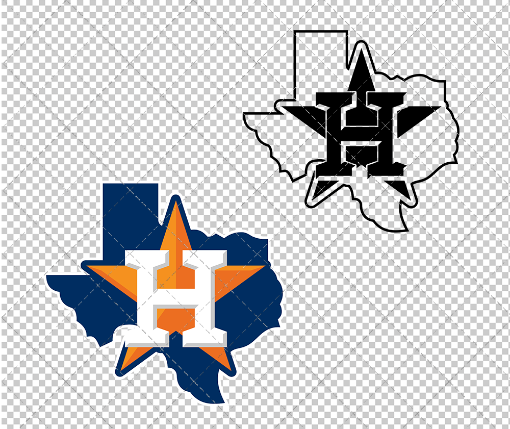 Houston Astros Concept 2013 003, Svg, Dxf, Eps, Png - SvgShopArt