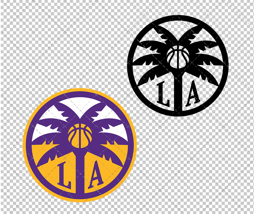 Los Angeles Sparks Alternate 2021, Svg, Dxf, Eps, Png - SvgShopArt