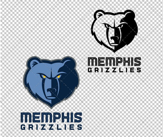 Memphis Grizzlies 2018, Svg, Dxf, Eps, Png - SvgShopArt