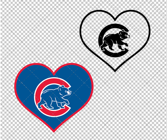 Chicago Cubs Concept 1997, Svg, Dxf, Eps, Png - SvgShopArt