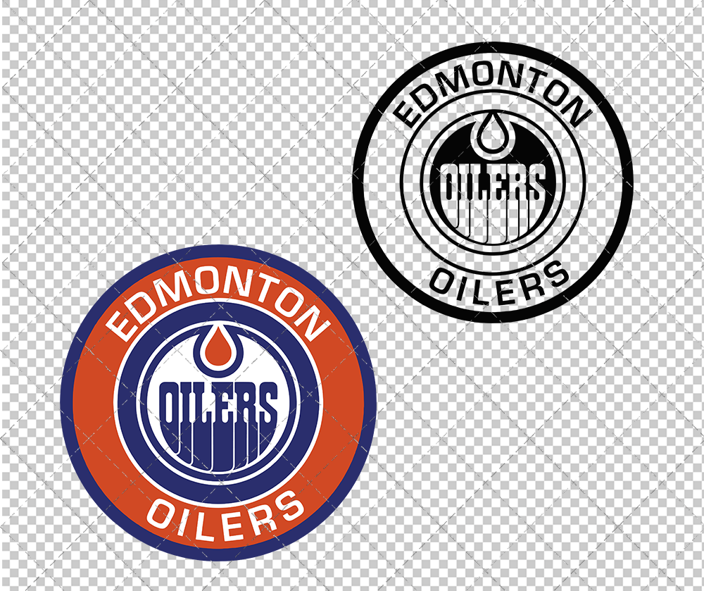 Edmonton Oilers Circle 2022 002, Svg, Dxf, Eps, Png - SvgShopArt