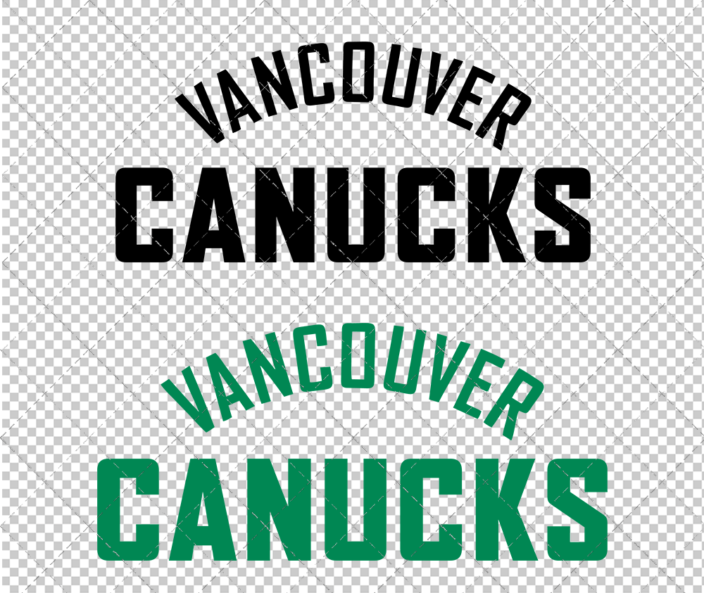 Vancouver Canucks Wordmark 2007 005, Svg, Dxf, Eps, Png - SvgShopArt