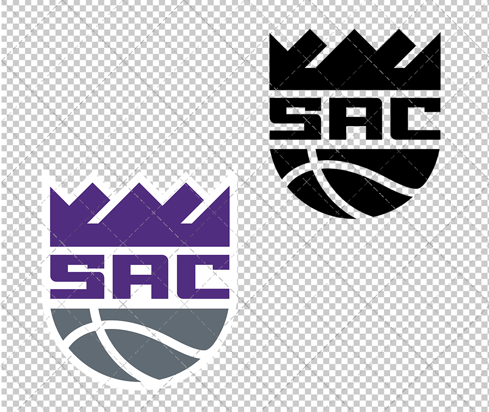 Sacramento Kings Alternate 2016 002, Svg, Dxf, Eps, Png - SvgShopArt