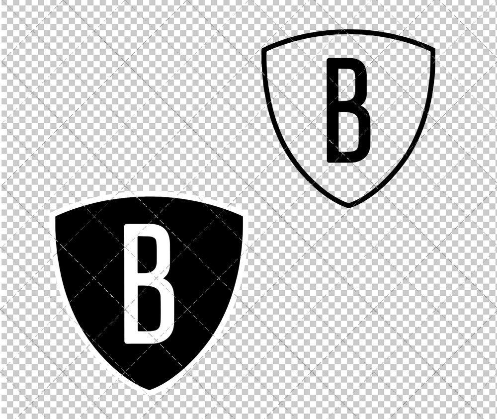 Brooklyn Nets Alternate 2012 007, Svg, Dxf, Eps, Png - SvgShopArt