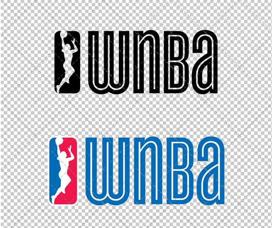 WNBA Logo Wordmark 2013 003, Svg, Dxf, Eps, Png - SvgShopArt