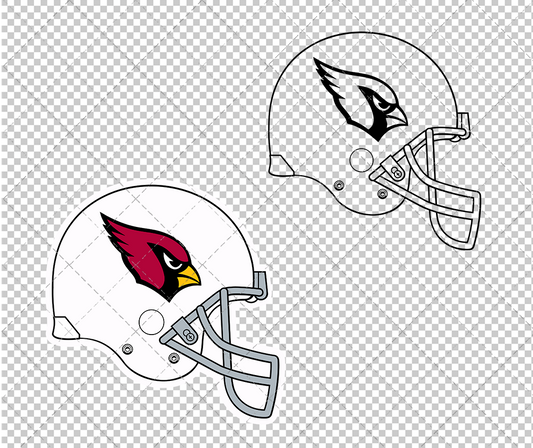 Arizona Cardinals Helmet 2005, Svg, Dxf, Eps, Png - SvgShopArt