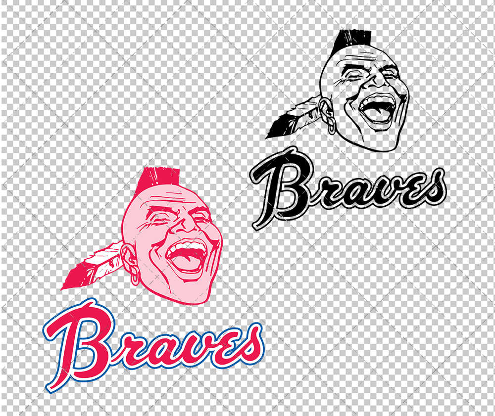 Atlanta Braves Secondary 1968, Svg, Dxf, Eps, Png - SvgShopArt