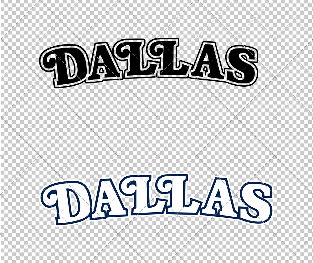 Dallas Mavericks Jersey 1980 002, Svg, Dxf, Eps, Png - SvgShopArt