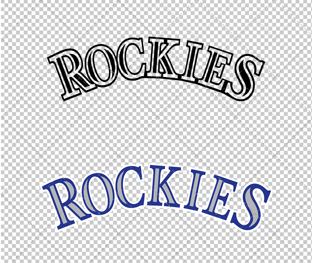 Colorado Rockies Jersey 1993, Svg, Dxf, Eps, Png - SvgShopArt