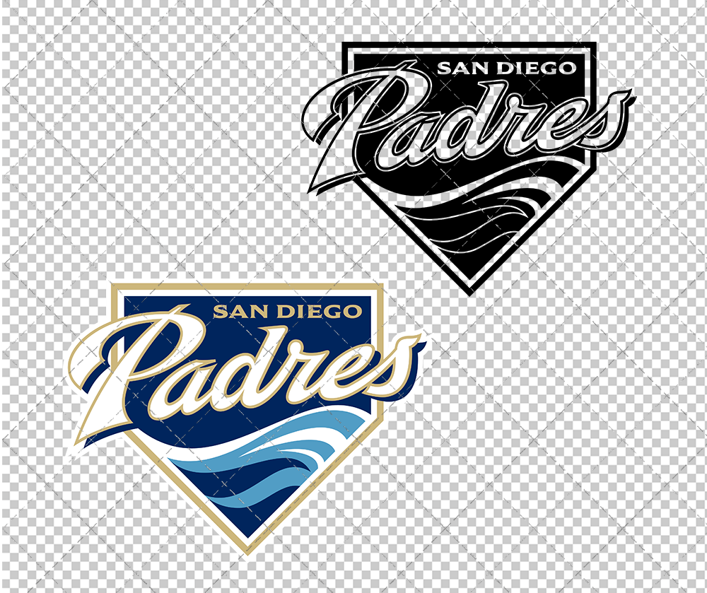 San Diego Padres 2004, Svg, Dxf, Eps, Png - SvgShopArt