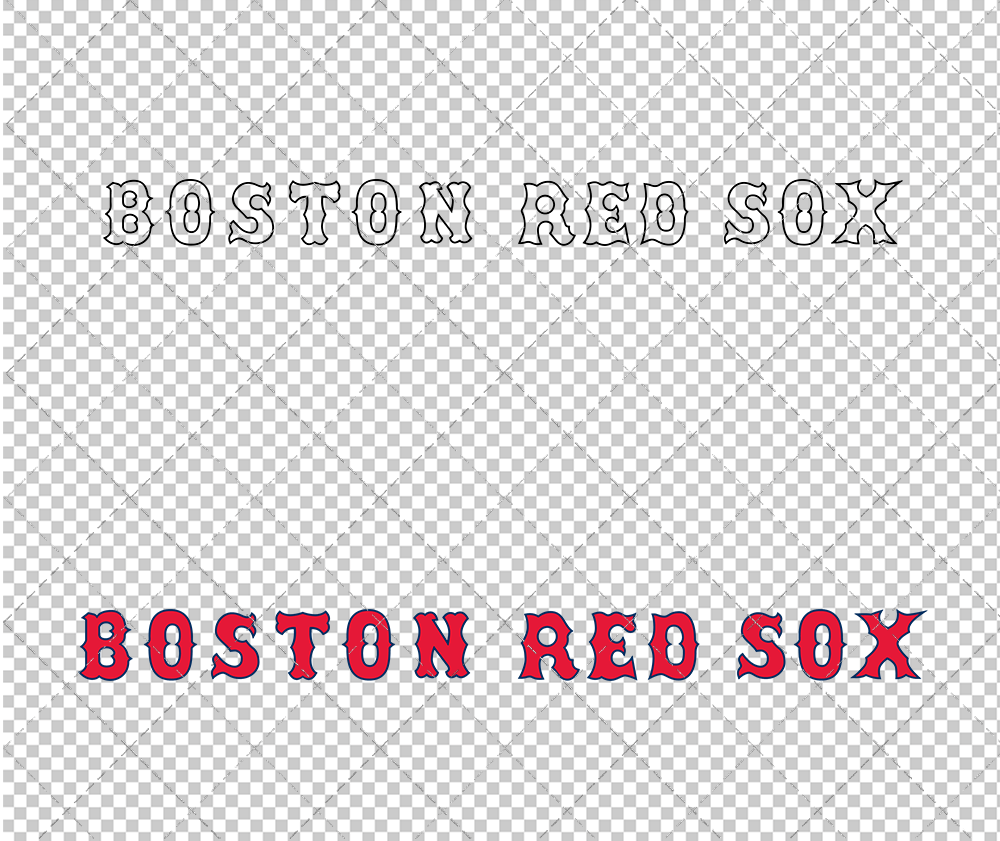 Boston Red Sox Wordmark 1990, Svg, Dxf, Eps, Png - SvgShopArt