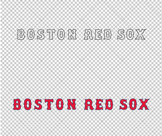 Boston Red Sox Wordmark 1990, Svg, Dxf, Eps, Png - SvgShopArt