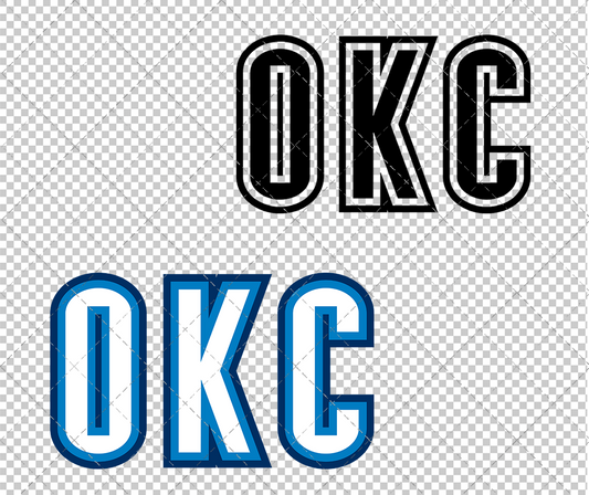 Oklahoma City Thunder Alternate 2017 002, Svg, Dxf, Eps, Png - SvgShopArt