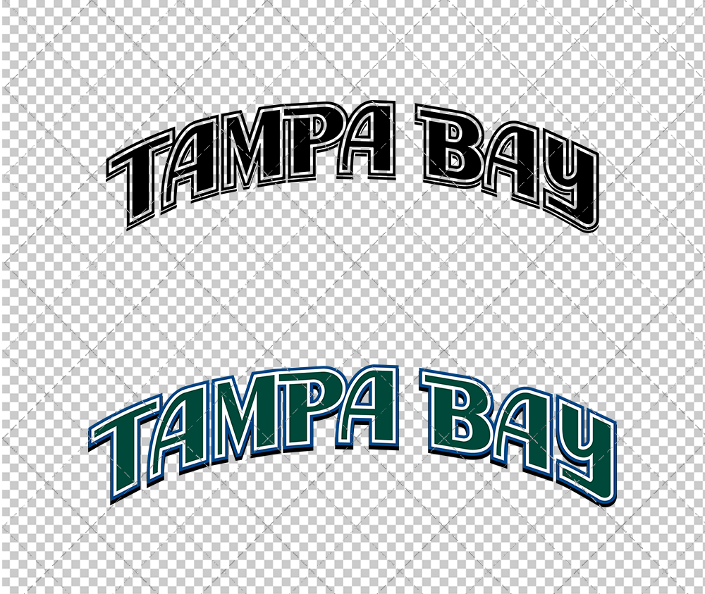 Tampa Bay Rays Jersey 2001 002, Svg, Dxf, Eps, Png - SvgShopArt