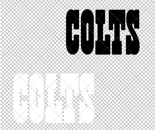 Indianapolis Colts Wordmark 1984 002, Svg, Dxf, Eps, Png - SvgShopArt