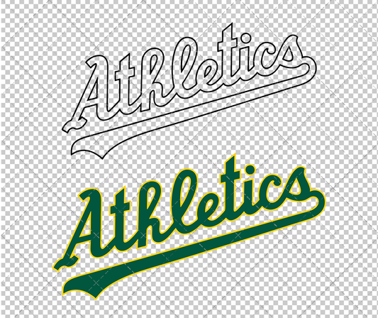 Oakland Athletics Jersey 1987 002, Svg, Dxf, Eps, Png - SvgShopArt